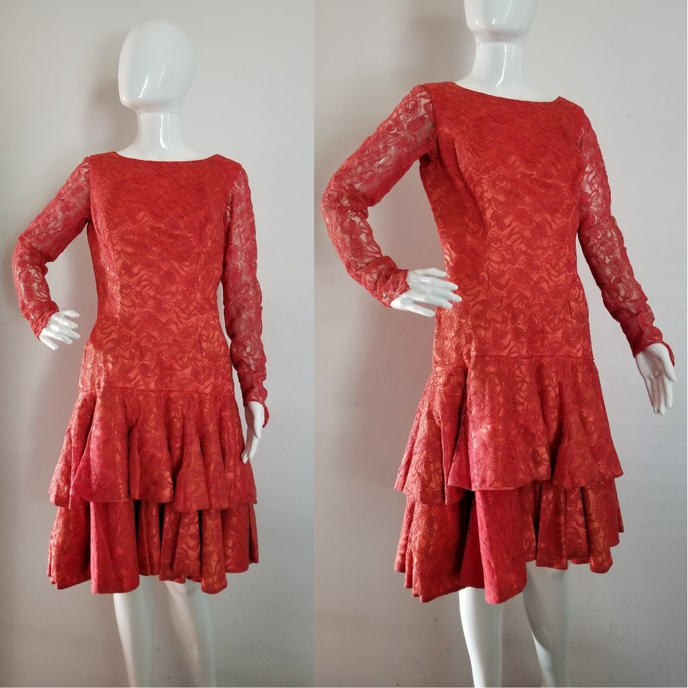 Vintage 1950s 1960s M/L Mermaid Dress